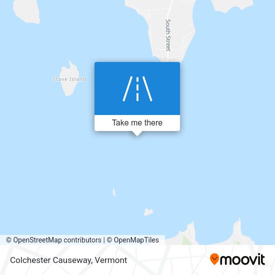 Mapa de Colchester Causeway