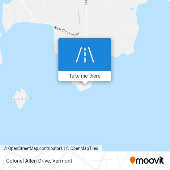 Colonel Allen Drive map