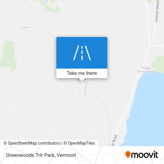 Mapa de Greenwoods Trlr Park
