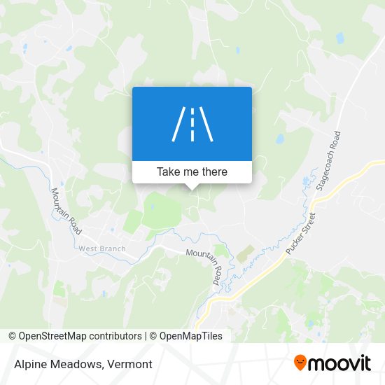 Mapa de Alpine Meadows