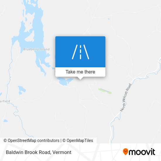 Mapa de Baldwin Brook Road