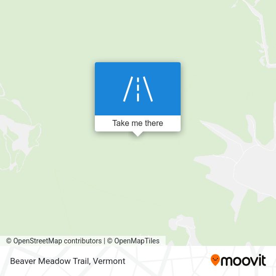 Mapa de Beaver Meadow Trail