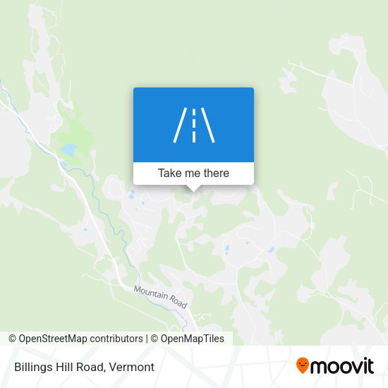 Billings Hill Road map