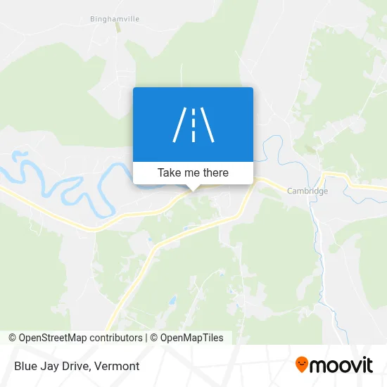 Blue Jay Drive map