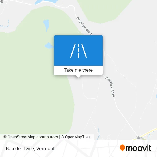 Boulder Lane map
