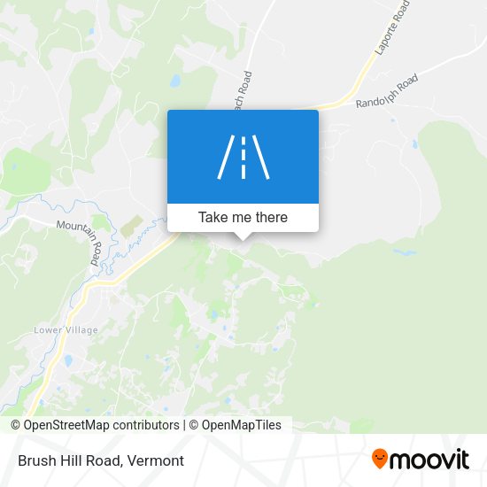 Mapa de Brush Hill Road