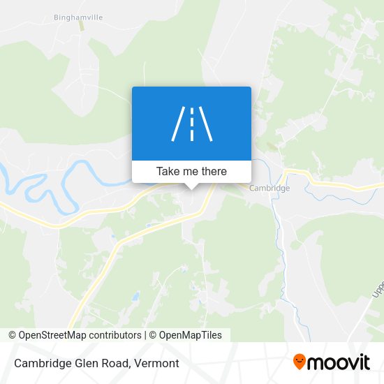 Mapa de Cambridge Glen Road
