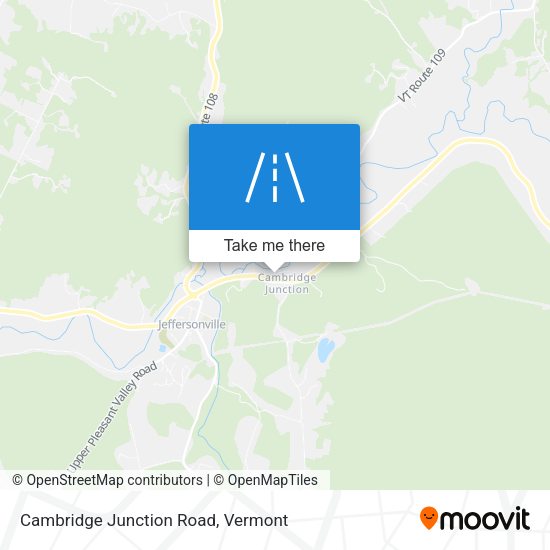 Mapa de Cambridge Junction Road
