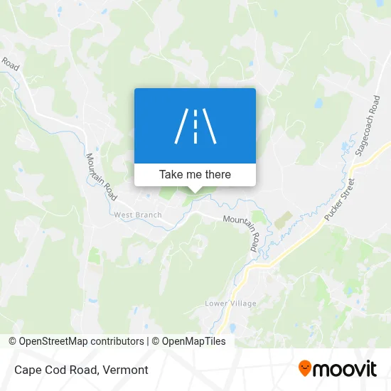 Cape Cod Road map