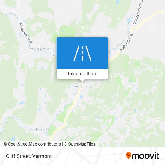 Mapa de Cliff Street