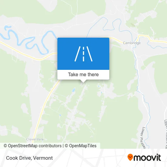 Cook Drive map
