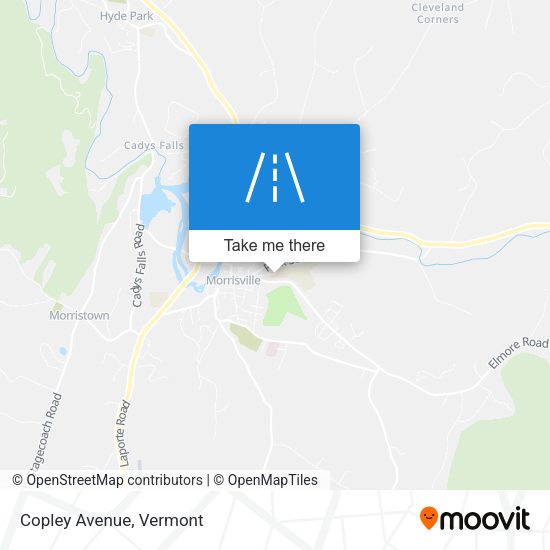 Mapa de Copley Avenue