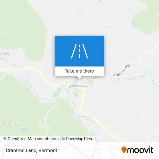 Crabtree Lane map