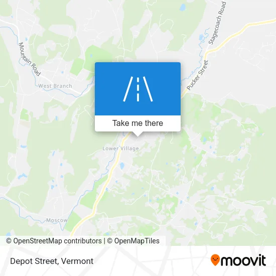 Depot Street map