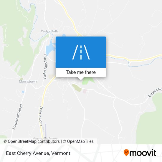 Mapa de East Cherry Avenue