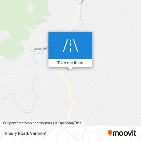 Mapa de Fleury Road