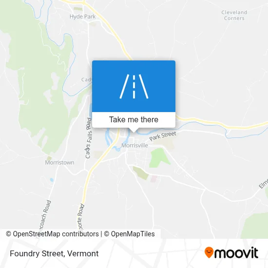 Foundry Street map