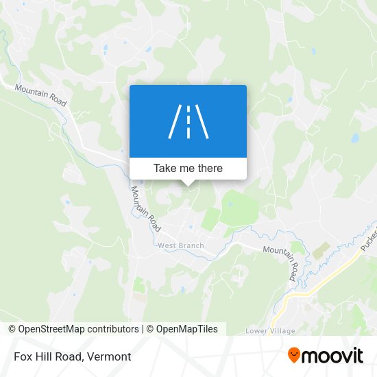 Mapa de Fox Hill Road