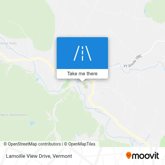 Lamoille View Drive map