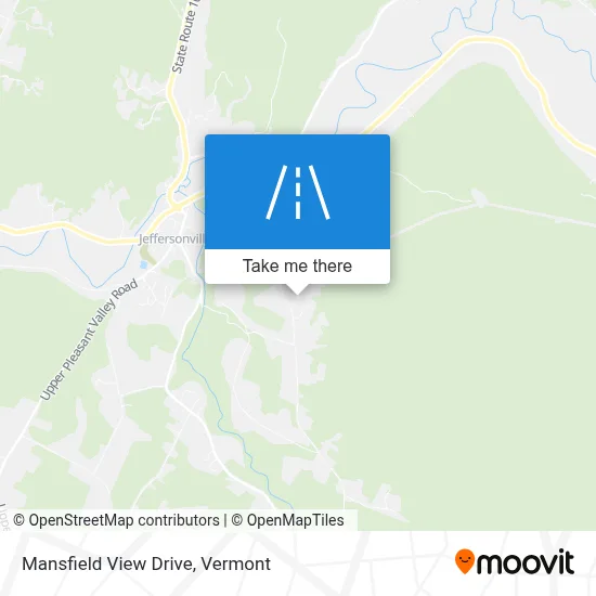 Mansfield View Drive map