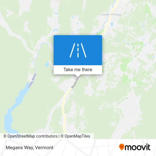 Megans Way map