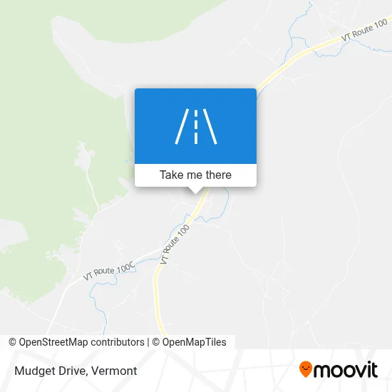 Mudget Drive map