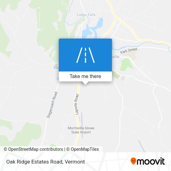 Oak Ridge Estates Road map