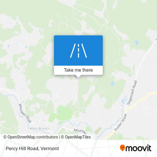 Mapa de Percy Hill Road