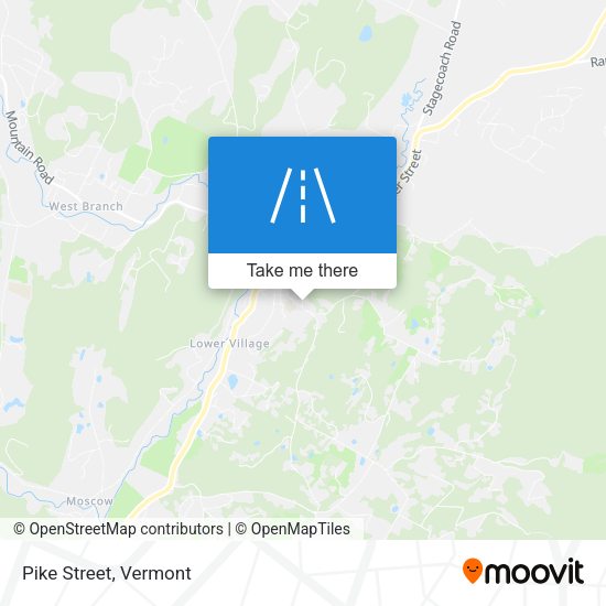 Mapa de Pike Street