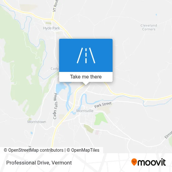 Professional Drive map