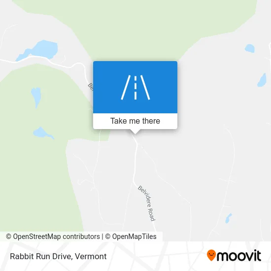 Rabbit Run Drive map