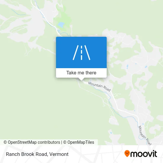 Ranch Brook Road map