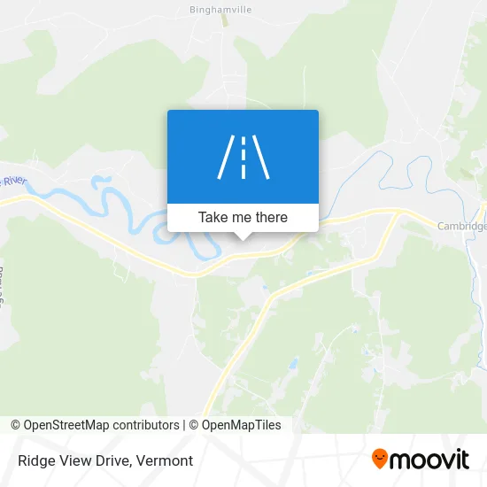 Ridge View Drive map