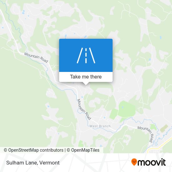 Sulham Lane map