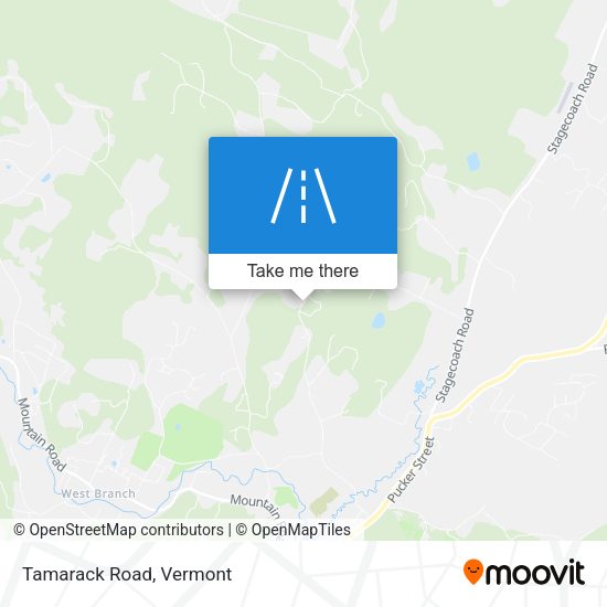 Tamarack Road map