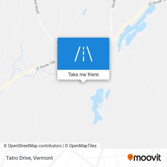 Tatro Drive map