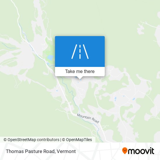 Thomas Pasture Road map