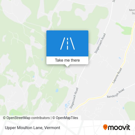 Mapa de Upper Moulton Lane