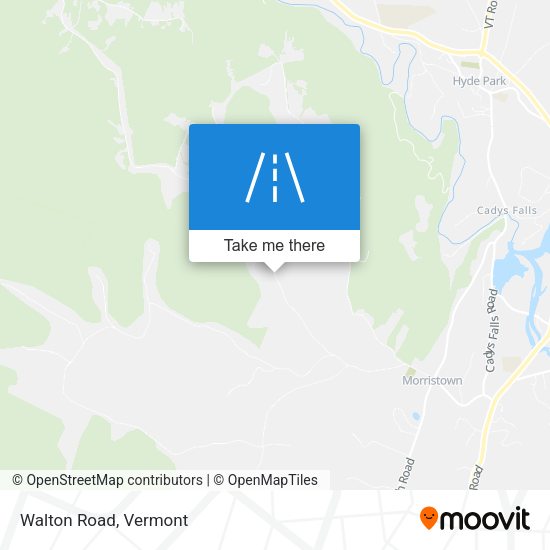 Mapa de Walton Road