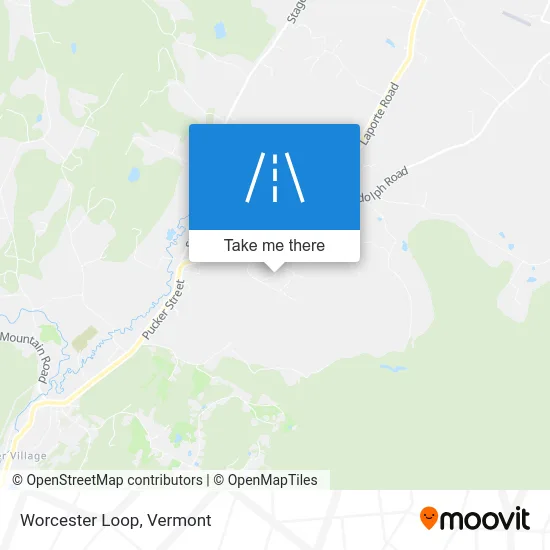 Worcester Loop map