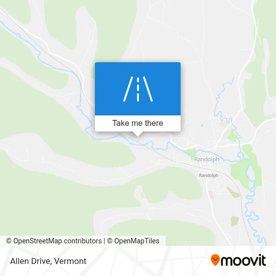 Allen Drive map