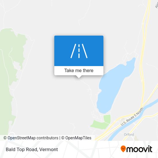 Mapa de Bald Top Road