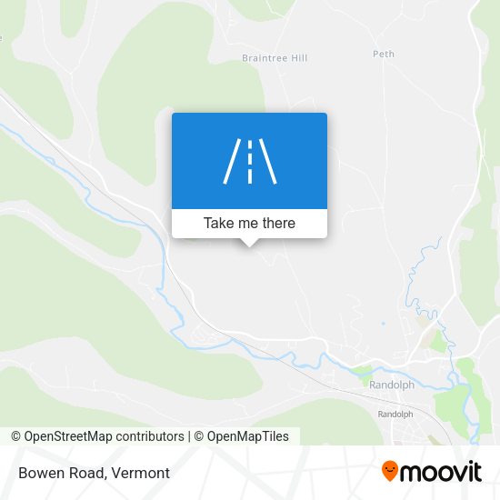 Mapa de Bowen Road