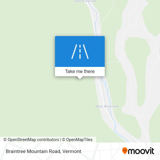 Mapa de Braintree Mountain Road