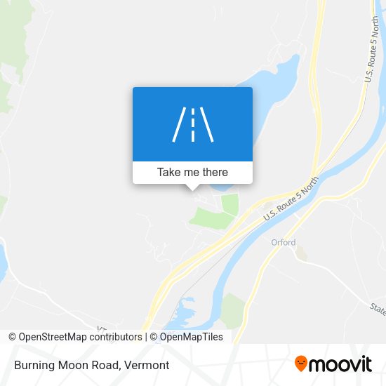 Mapa de Burning Moon Road