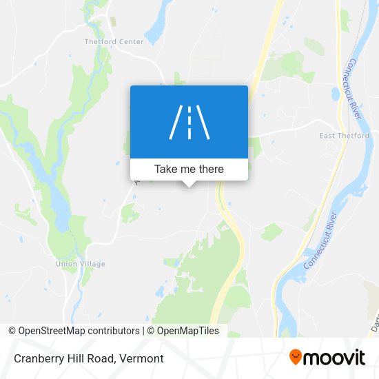 Mapa de Cranberry Hill Road