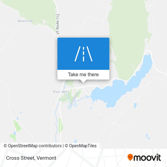 Mapa de Cross Street