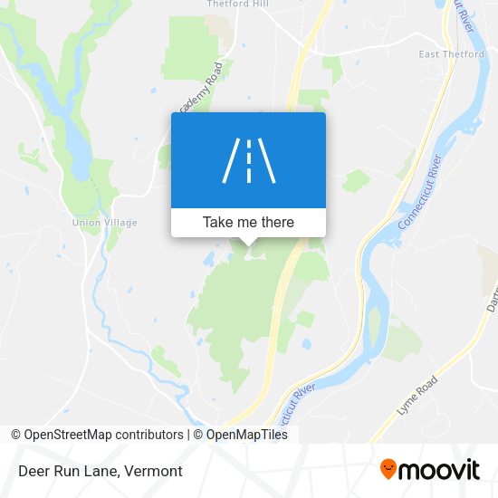 Mapa de Deer Run Lane