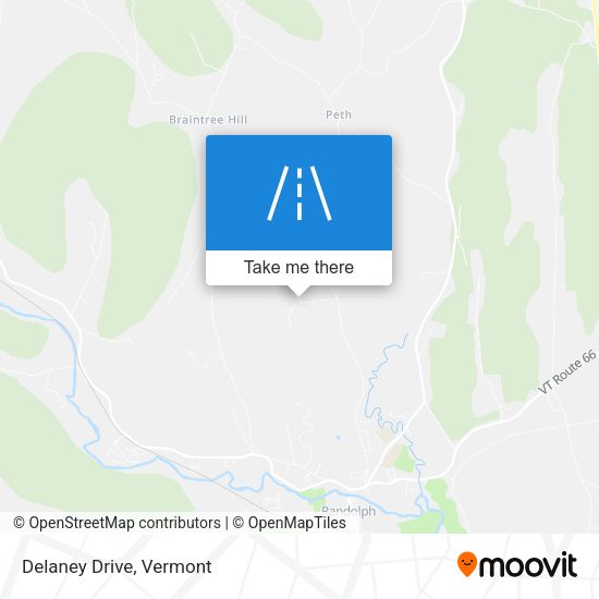 Mapa de Delaney Drive
