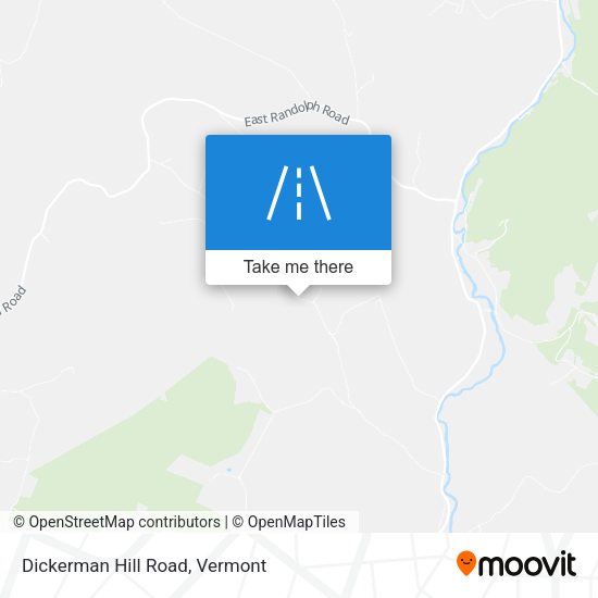 Dickerman Hill Road map